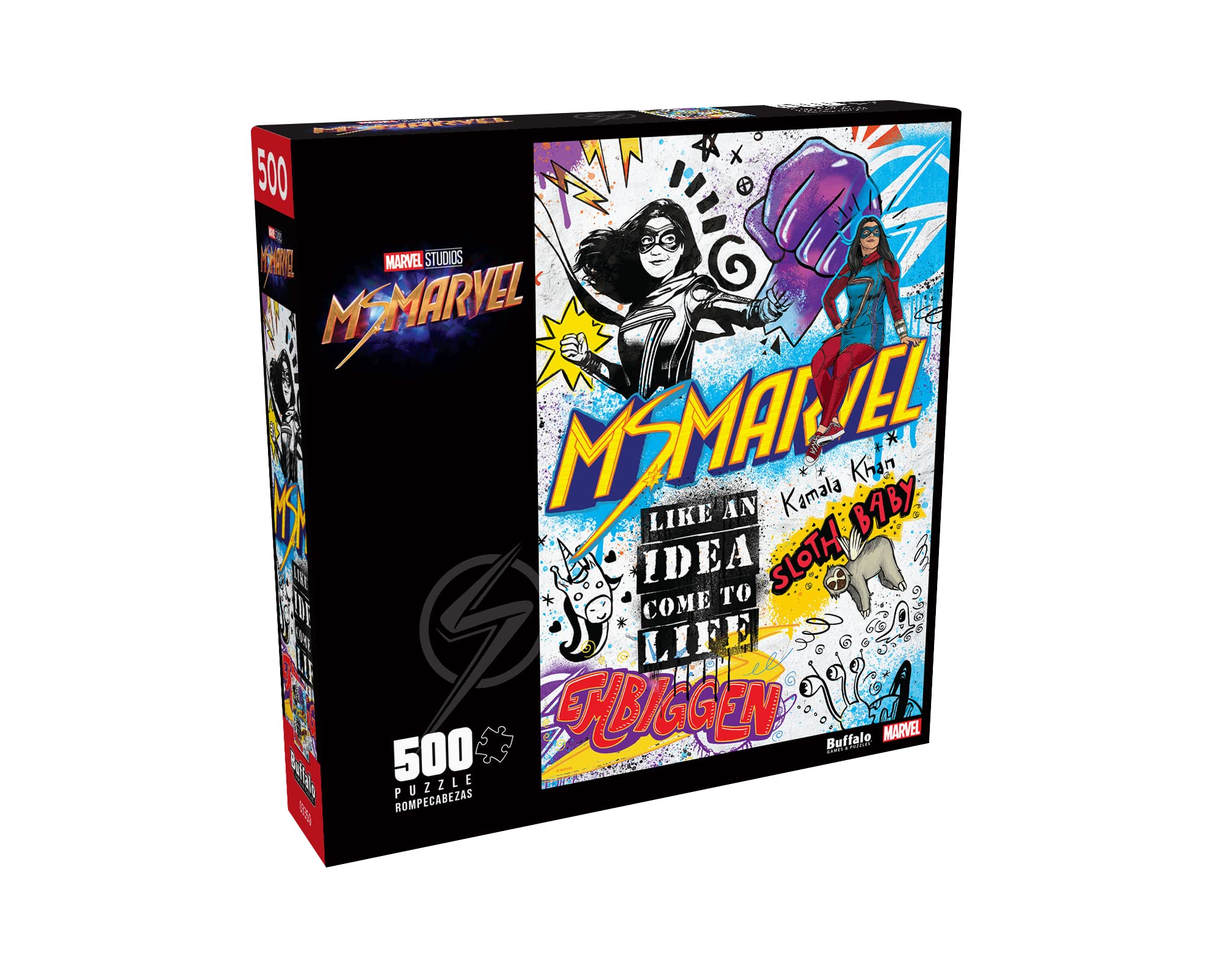 Foto 4 pulgar | Rompecabezas Buffalo Games Marvel Ms. Marvel 500 Piezas - Venta Internacional