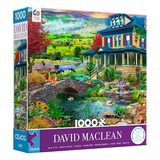 Foto 3 | Rompecabezas Ceaco David Maclean Grandma's Country House 1000 Piezas - Venta Internacional