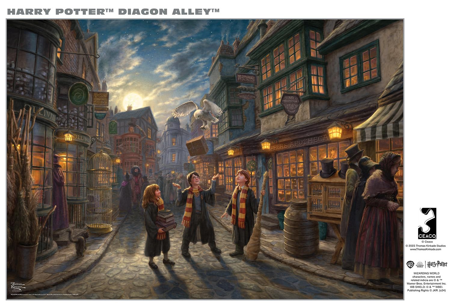 Foto 4 | Rompecabezas Buffalo Games Harry Potter Diagon Alley 500 Piezas - Venta Internacional