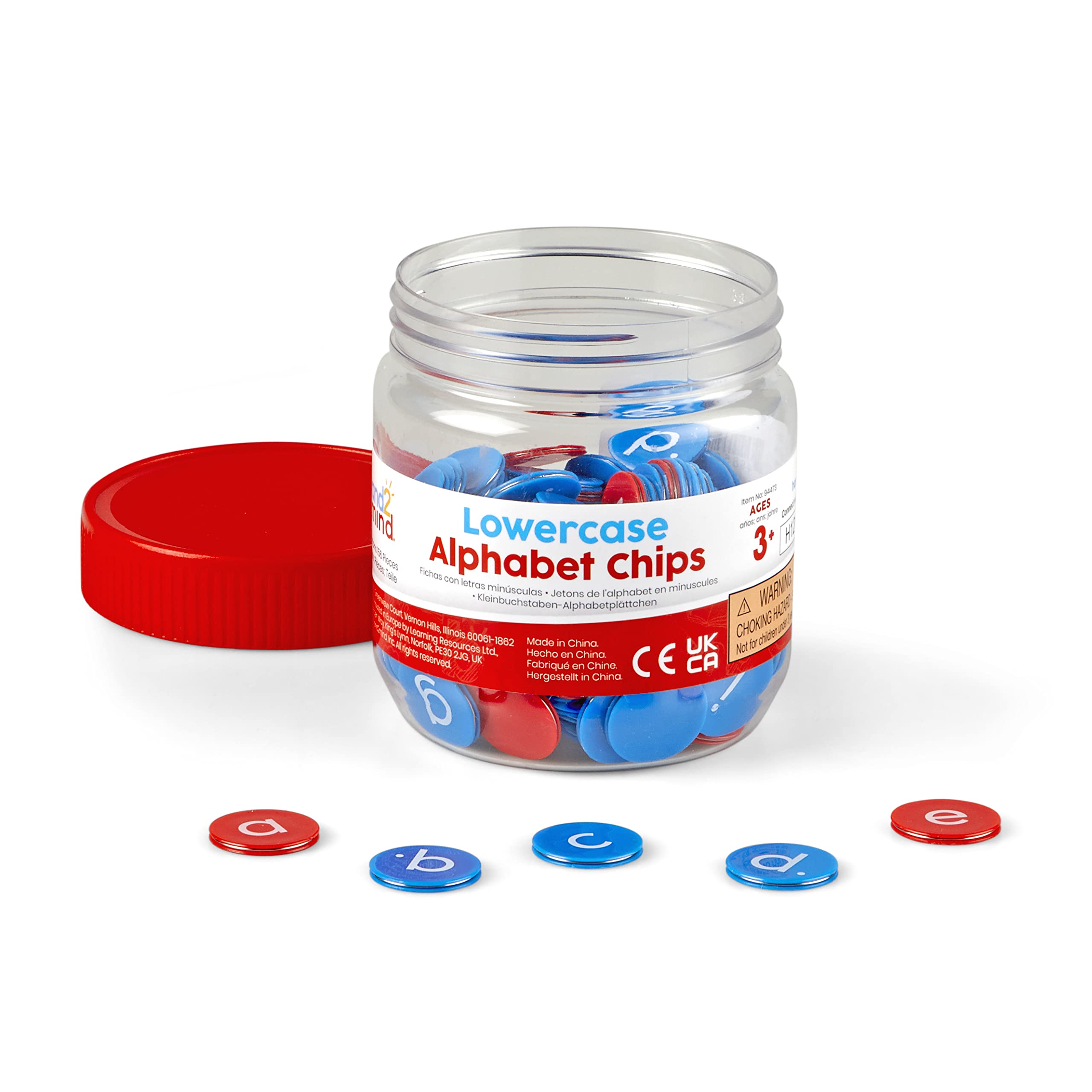 Alphabet Chips Hand2mind En Minúscula Para El Aprendizaje De Niños Pequeños - Venta Internacional.