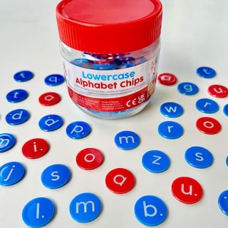 Foto 6 | Alphabet Chips Hand2mind En Minúscula Para El Aprendizaje De Niños Pequeños - Venta Internacional.