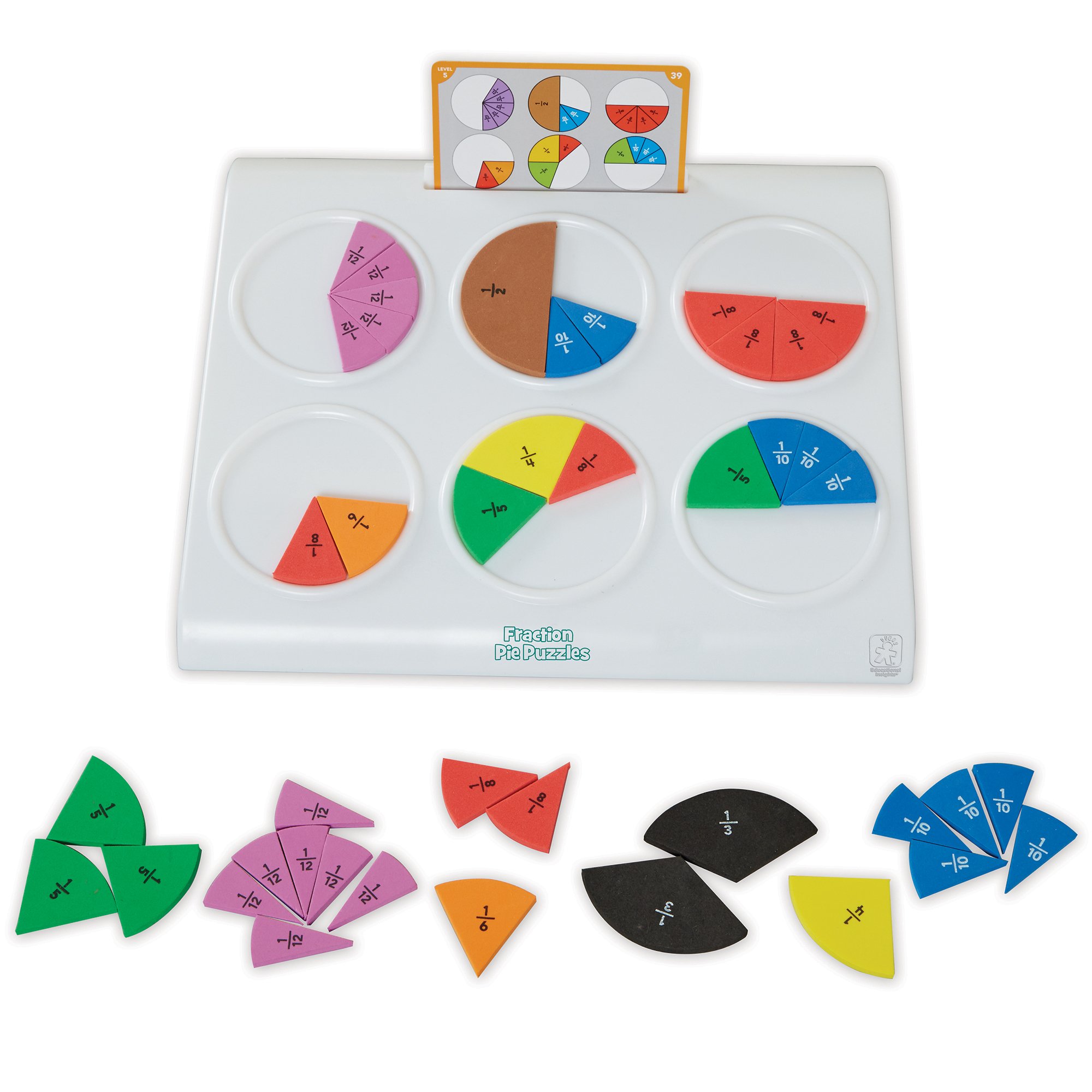 Fraction Pie Puzzles Perspectivas Educativas - Venta Internacional.