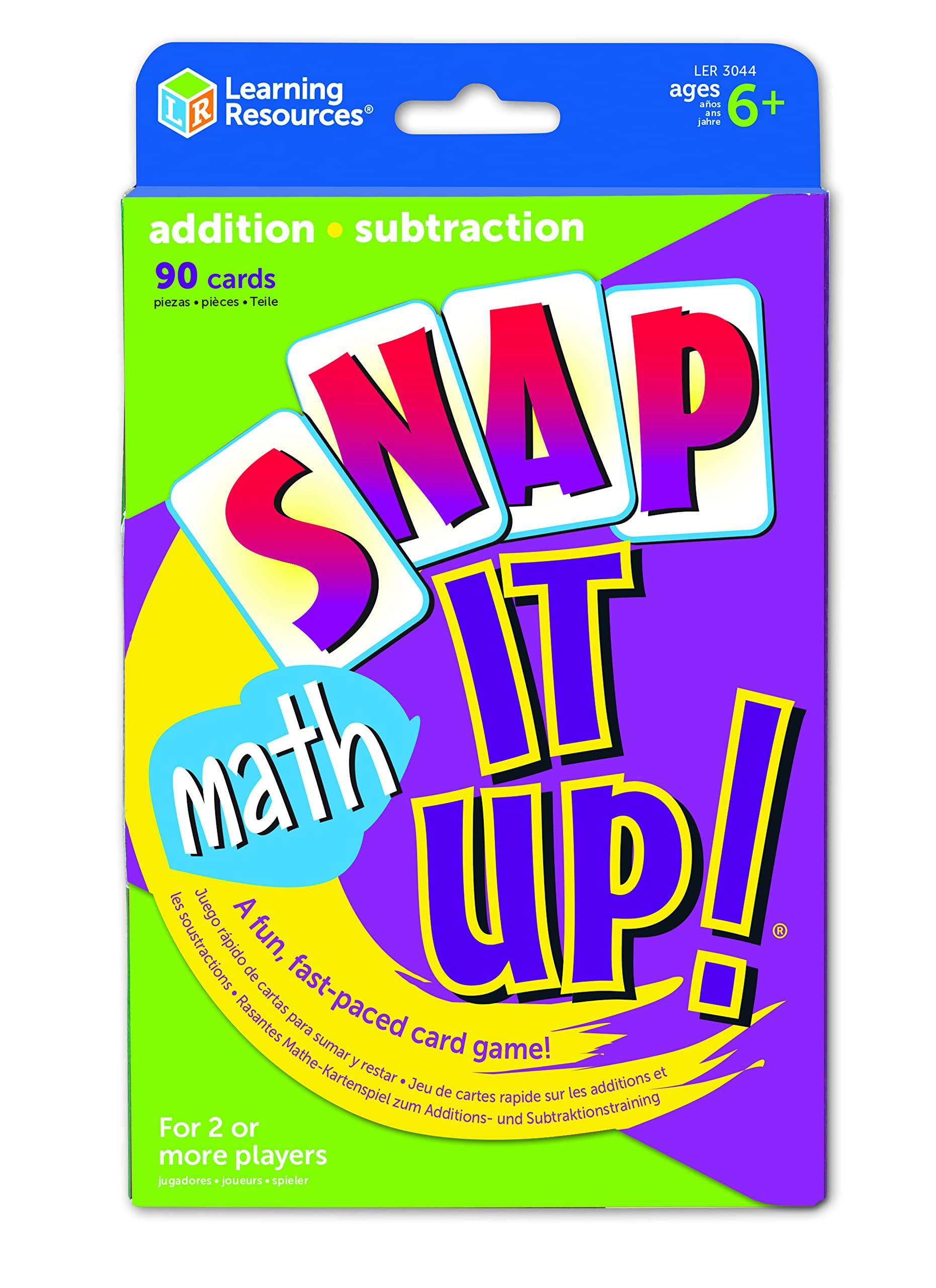 Foto 2 pulgar | Recursos De Aprendizaje Sobre Juegos De Cartas ¡snap It Up! Matemáticas: Suma Y Resta - Venta Internacional.