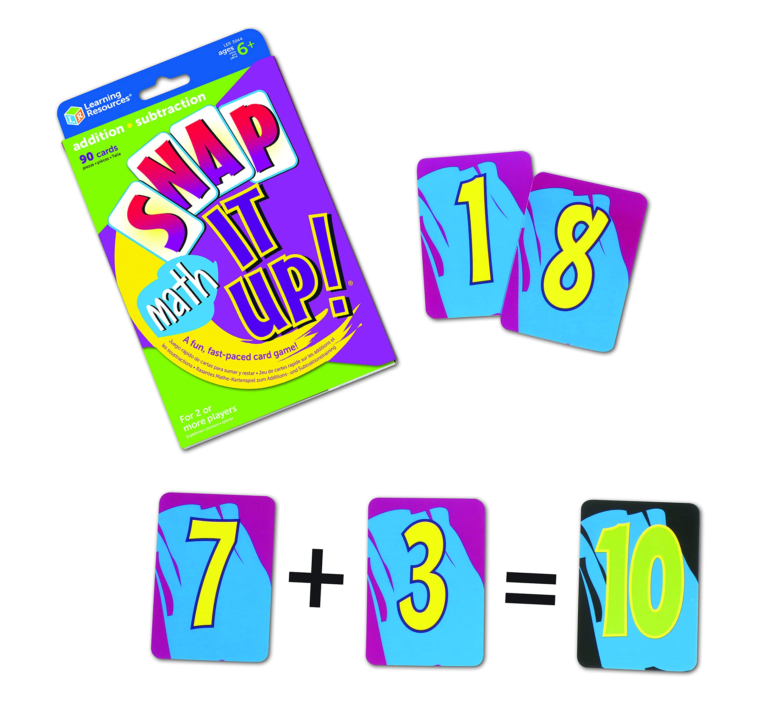 Foto 5 pulgar | Recursos De Aprendizaje Sobre Juegos De Cartas ¡snap It Up! Matemáticas: Suma Y Resta - Venta Internacional.