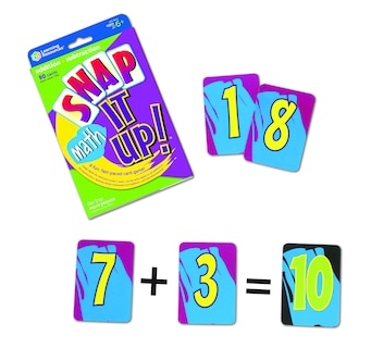 Foto 4 | Recursos De Aprendizaje Sobre Juegos De Cartas ¡snap It Up! Matemáticas: Suma Y Resta - Venta Internacional.