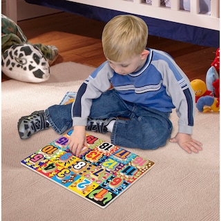 Foto 2 | Rompecabezas Gruesos Con Números Gigantes De Melissa & Doug, 20 Unidades, Madera - Venta Internacional.