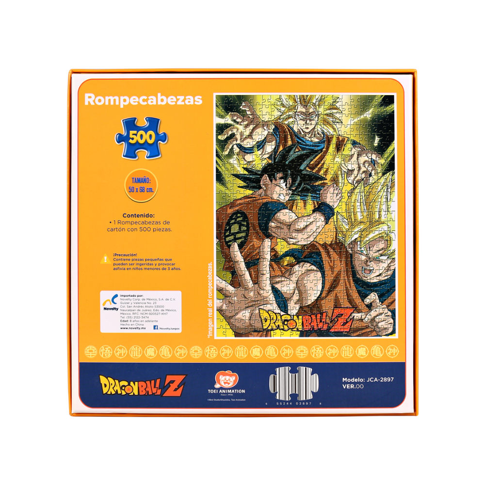 Foto 4 pulgar | Rompecabezas Novelty Dragon Ball Z Color Multicolor 500 Piezas