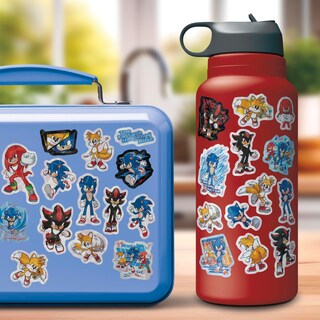 Foto 5 | Pegatinas Sonic 3 Estándar de 4 Hojas con Tratamiento de Fundición y Curado - Venta Internacional