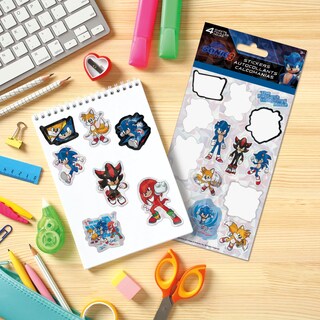 Foto 6 | Pegatinas Sonic 3 Estándar de 4 Hojas con Tratamiento de Fundición y Curado - Venta Internacional