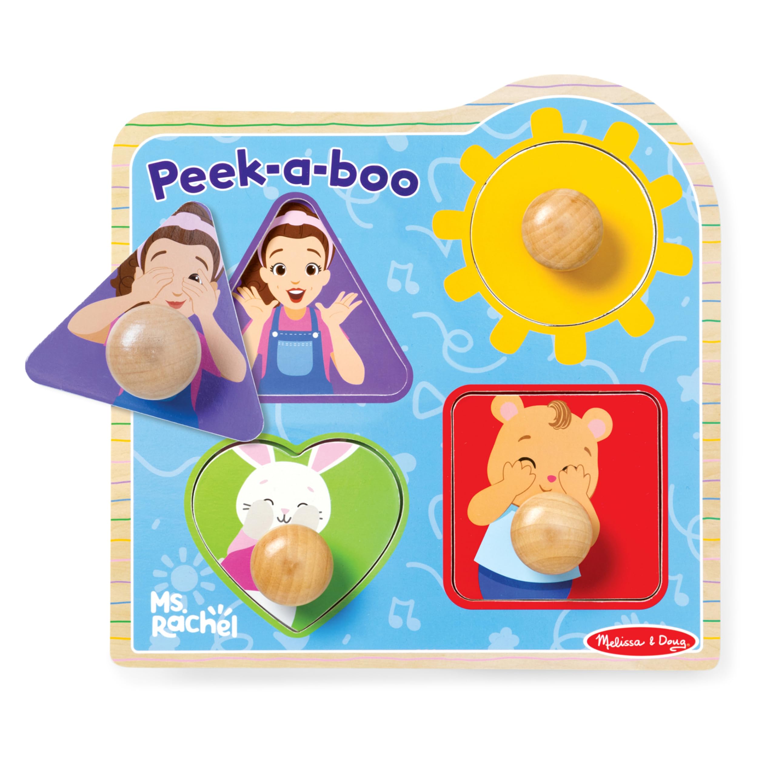 Foto 4 | Rompecabezas Melissa & Doug Peek-a-boo-Venta Internacional