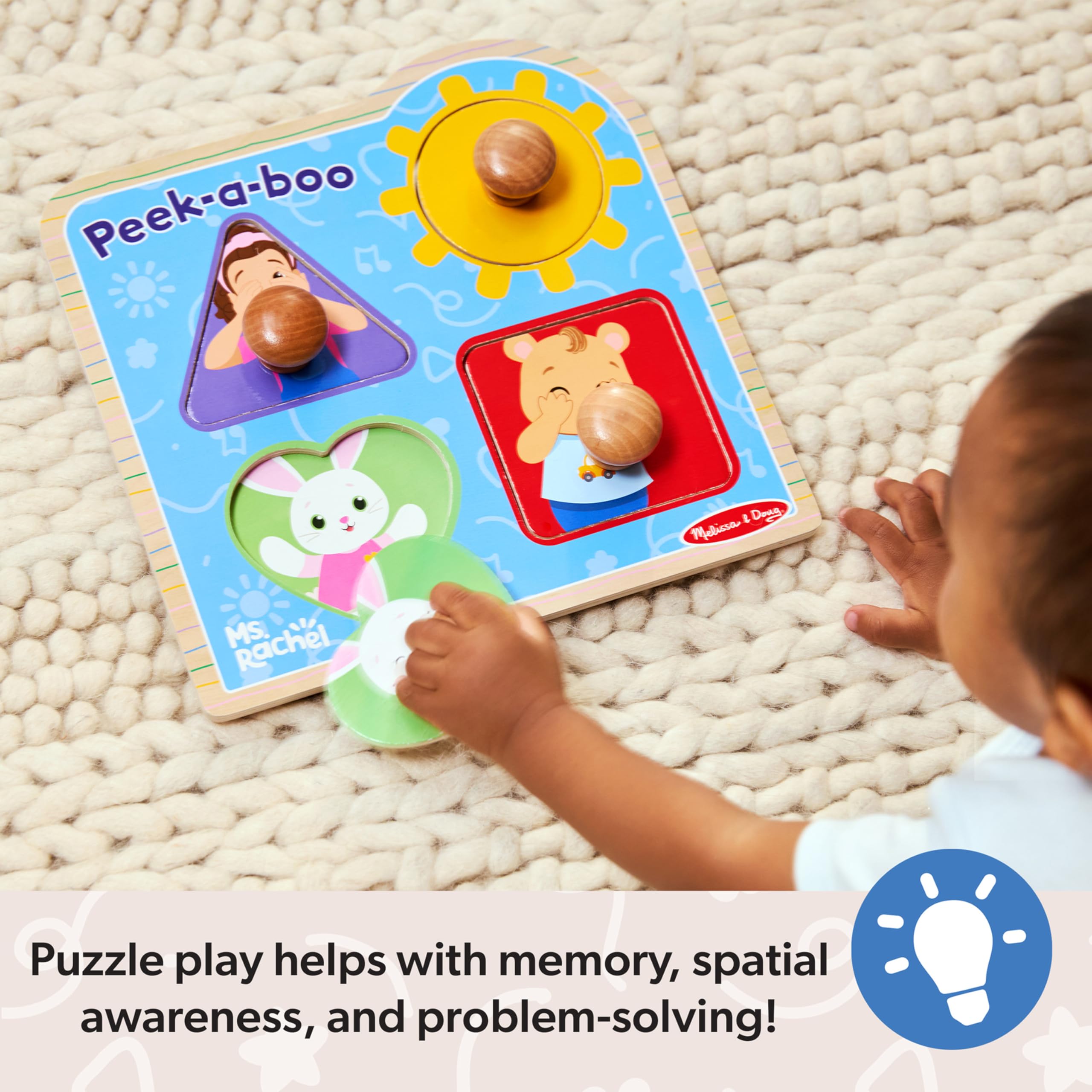 Foto 6 pulgar | Rompecabezas Melissa & Doug Peek-a-boo-Venta Internacional