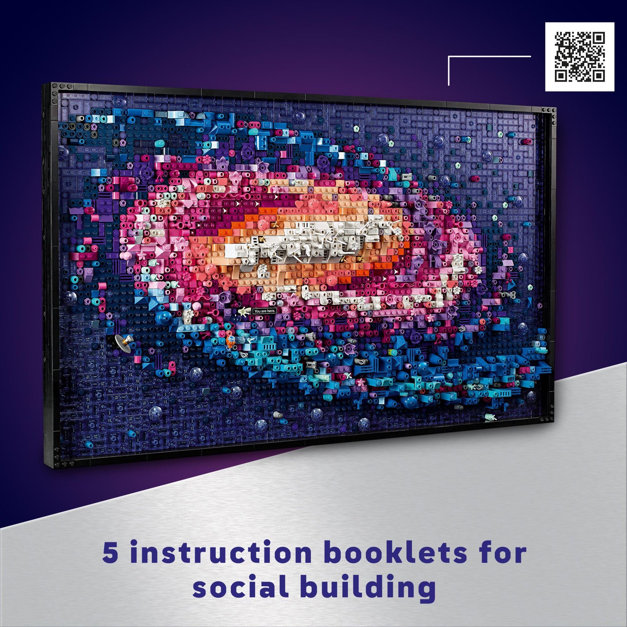Foto 6 pulgar | Set De Construcción Lego Art The Milky Way Galaxy Para Decoración Mural - Venta Internacional.