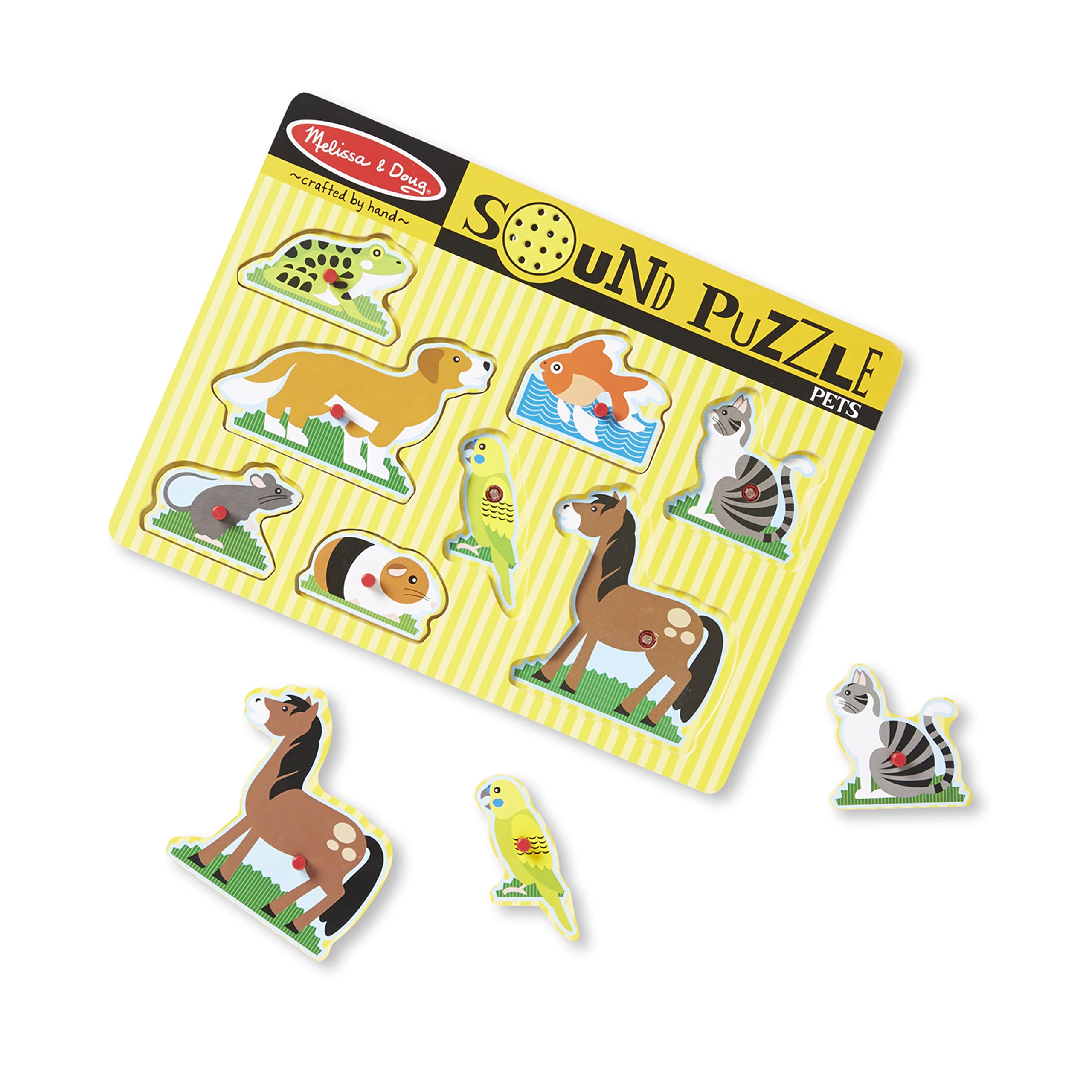 Foto 2 pulgar | Puzle Melissa & Doug Pets Sound De Madera, 8 Piezas, Más De 2 Años - Venta Internacional.