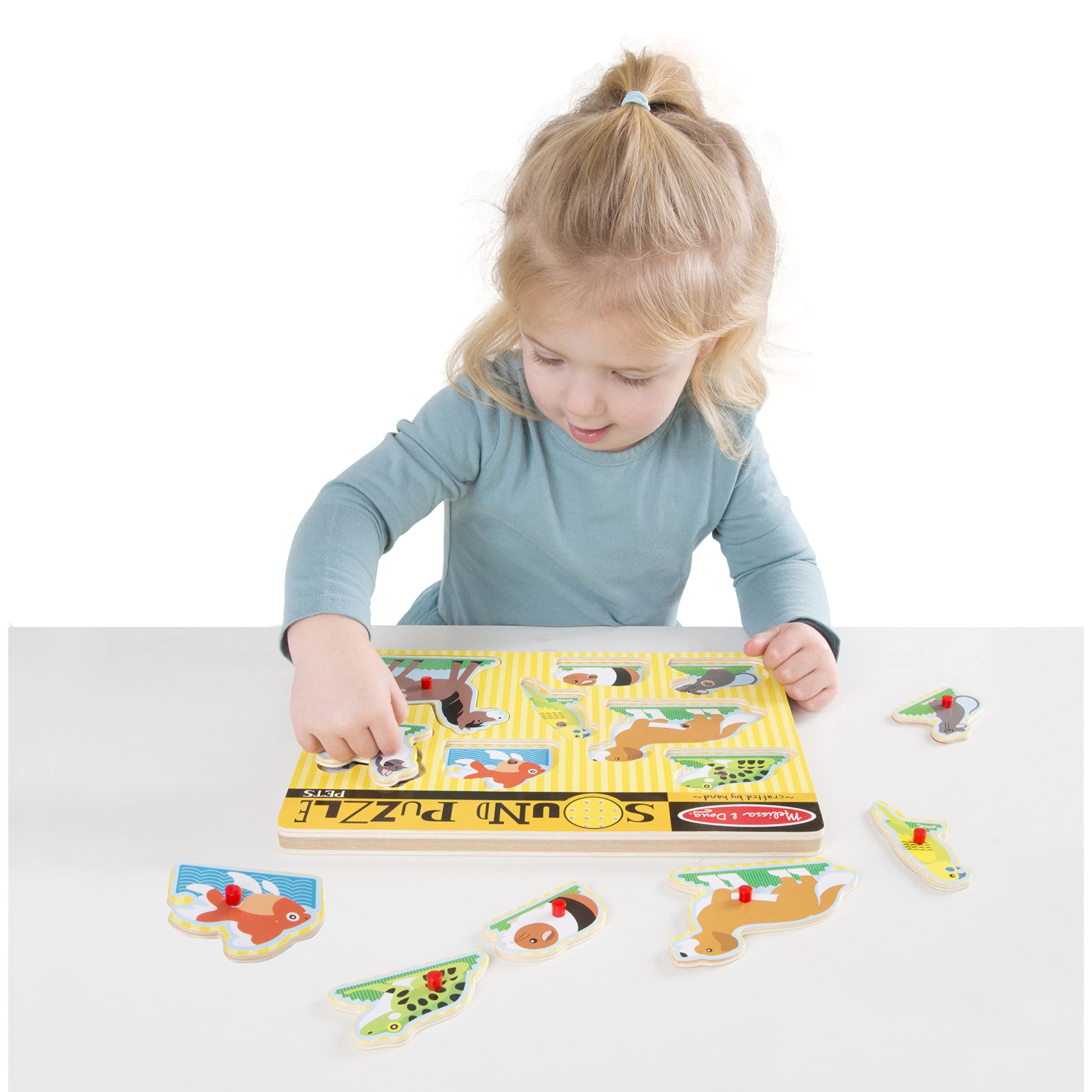 Foto 4 pulgar | Puzle Melissa & Doug Pets Sound De Madera, 8 Piezas, Más De 2 Años - Venta Internacional.