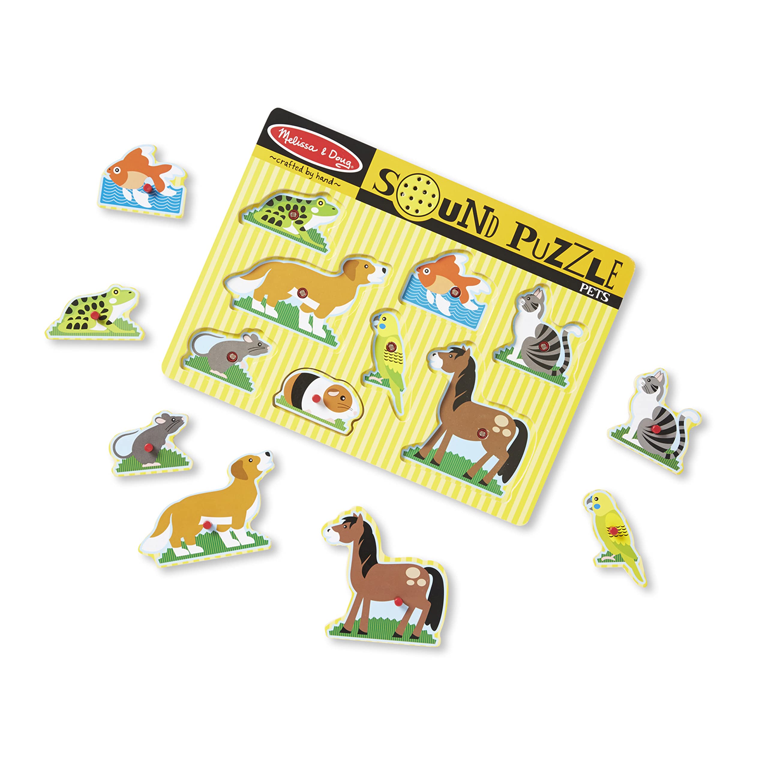 Foto 4 | Puzle Melissa & Doug Pets Sound De Madera, 8 Piezas, Más De 2 Años - Venta Internacional.