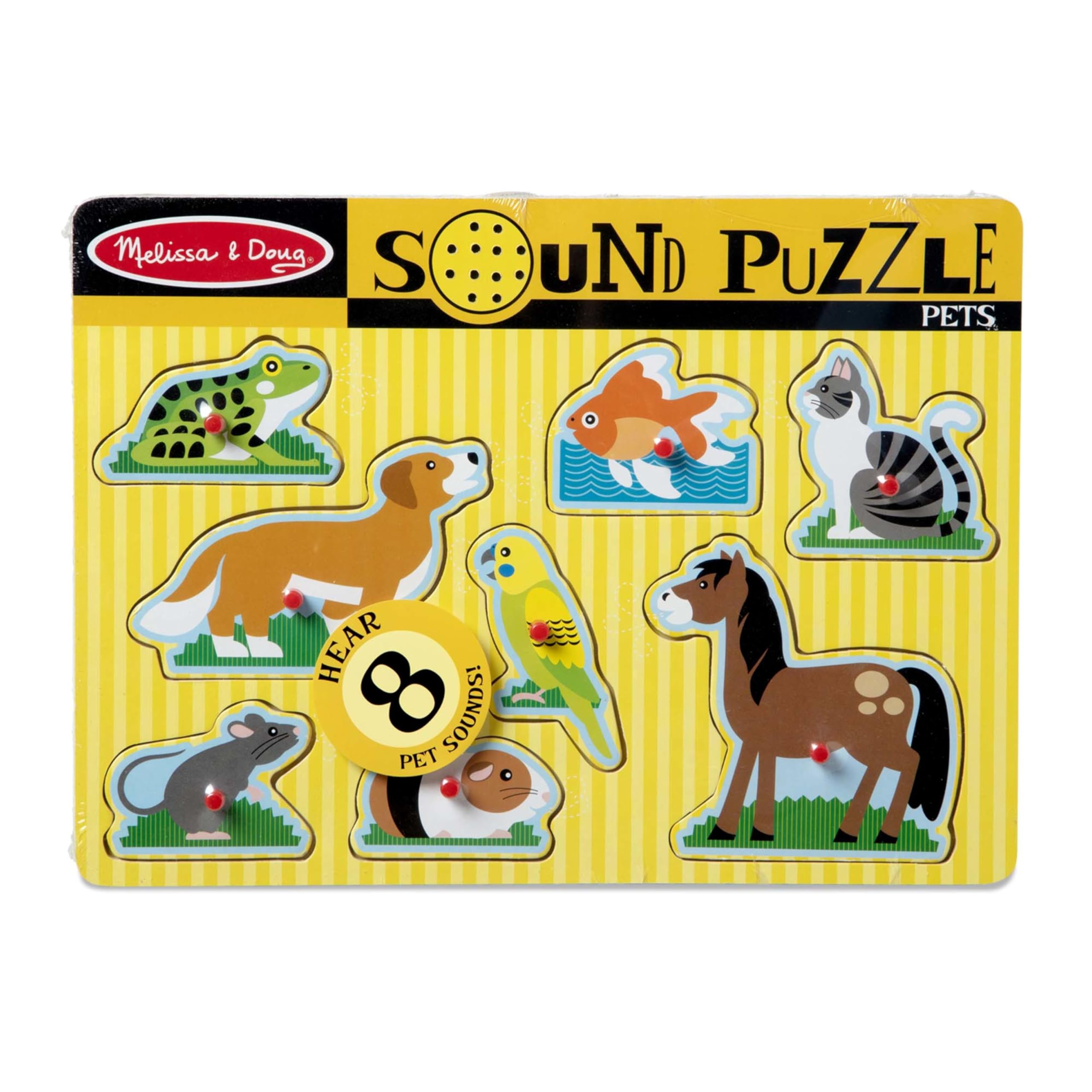 Foto 7 pulgar | Puzle Melissa & Doug Pets Sound De Madera, 8 Piezas, Más De 2 Años - Venta Internacional.