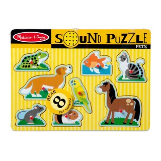 Foto 6 | Puzle Melissa & Doug Pets Sound De Madera, 8 Piezas, Más De 2 Años - Venta Internacional.
