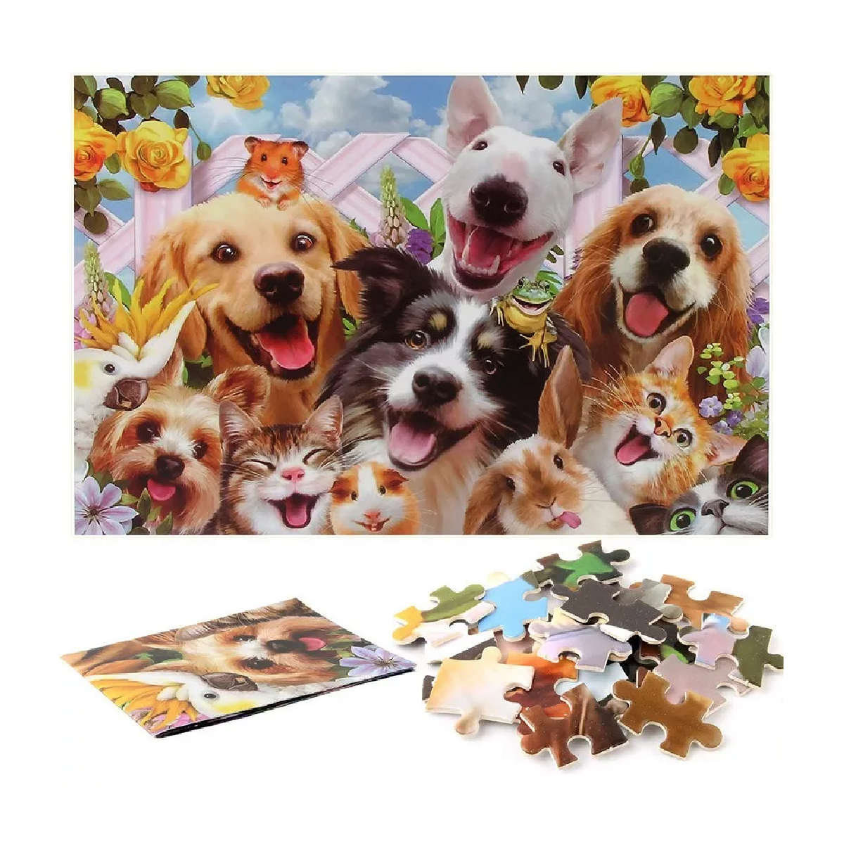 Foto 4 pulgar | Rompecabezas De 1000 Piezas Lab.g, 70x50 Cm De Perros Lindos