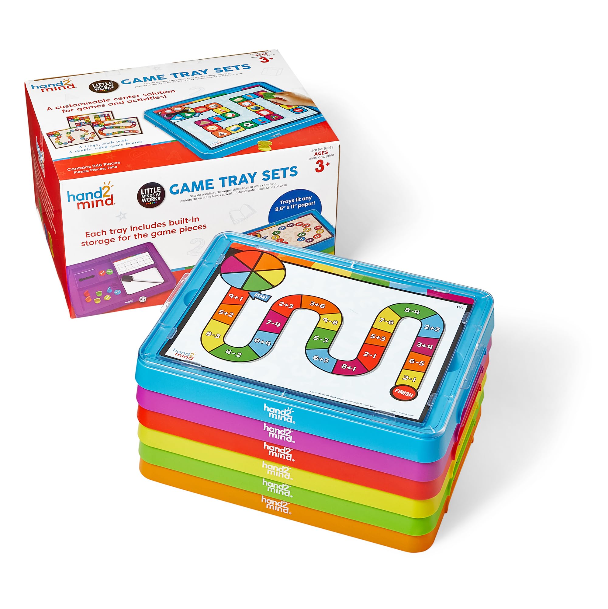Juego De Bandejas Hand2mind Little Minds At Work Tara West - Venta Internacional.