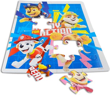 Foto 2 | Lonchera De Lata Puzzle Paw Patrol, 24 Piezas Con Rompecabezas - Venta Internacional.