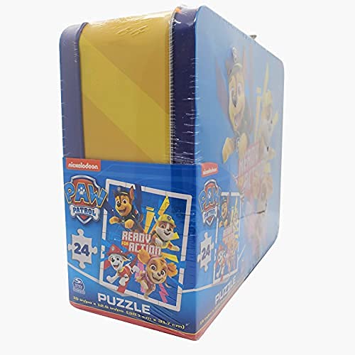 Foto 4 pulgar | Lonchera De Lata Puzzle Paw Patrol, 24 Piezas Con Rompecabezas - Venta Internacional.