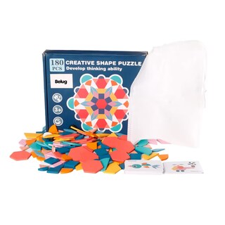 Foto 1 | Rompecabezas Tangram Juguete Niño, Belug Niña Creativa Geométrica Colores