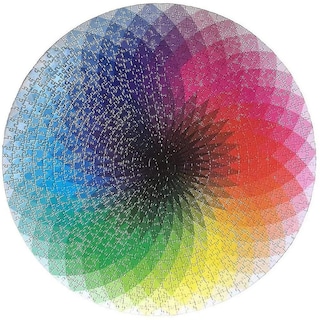 Foto 1 | Puzle Redondo En Forma De Arco Iris De Colores Grandiosos En Forma De Yh, 1000 Piezas - Venta Internacional.