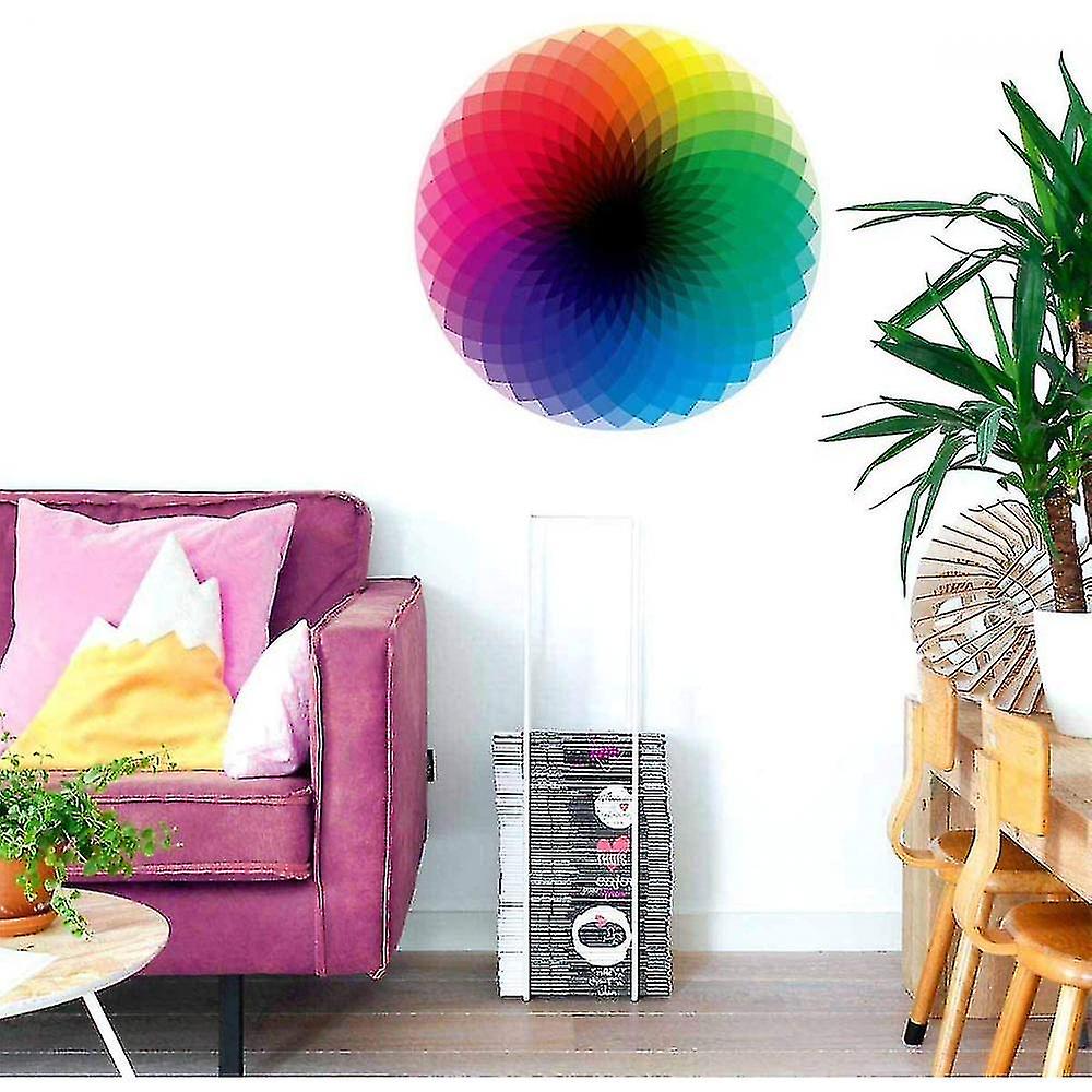 Foto 4 pulgar | Puzle Redondo En Forma De Arco Iris De Colores Grandiosos En Forma De Yh, 1000 Piezas - Venta Internacional.