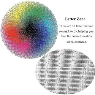 Foto 4 | Puzle Redondo En Forma De Arco Iris De Colores Grandiosos En Forma De Yh, 1000 Piezas - Venta Internacional.