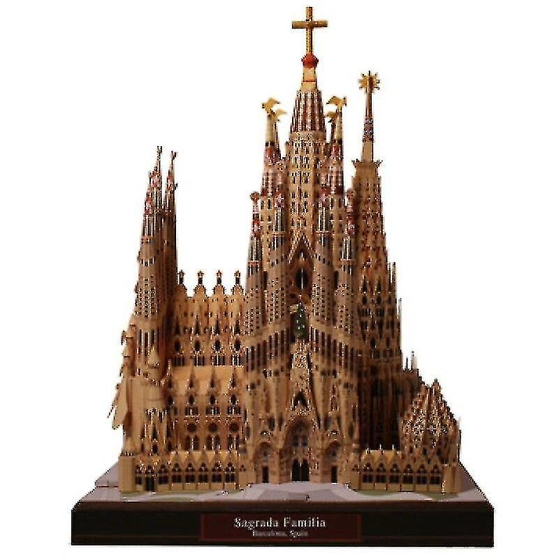 Foto 2 pulgar | Modelo De Arquitectura De La Sagrada Familia Con Rompecabezas 3d Diy - Venta Internacional.