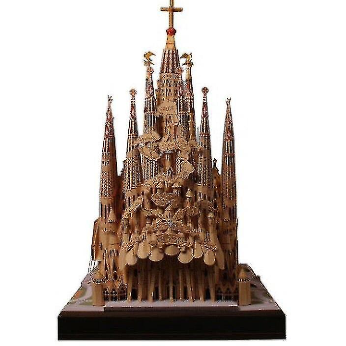 Foto 3 pulgar | Modelo De Arquitectura De La Sagrada Familia Con Rompecabezas 3d Diy - Venta Internacional.