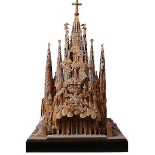 Foto 2 | Modelo De Arquitectura De La Sagrada Familia Con Rompecabezas 3d Diy - Venta Internacional.