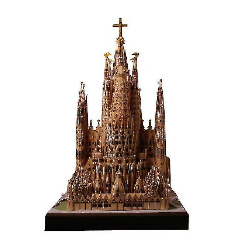 Foto 4 pulgar | Modelo De Arquitectura De La Sagrada Familia Con Rompecabezas 3d Diy - Venta Internacional.