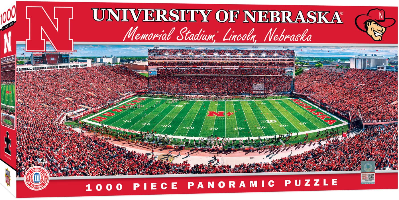 Foto 2 pulgar | Rompecabezas Masterpieces Ncaa Nebraska Cornhuskers 1000 Unidades - Venta Internacional.