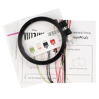 Foto 3 | Kit De Punto De Cruz Dimensiones Cruella Mini De Disney Para Principiantes - Venta Internacional.