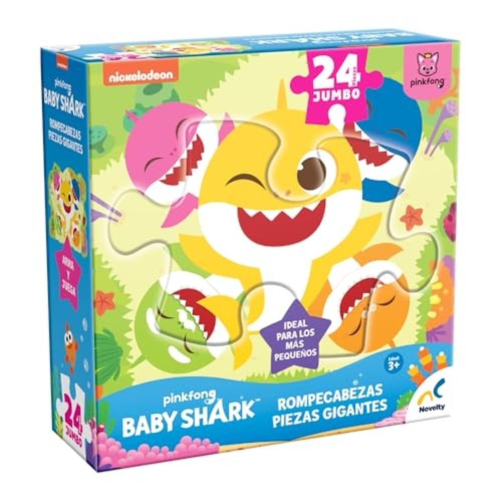 Foto 2 pulgar | Rompecabezas Piezas Gigantes Baby Shark 24 Piezas