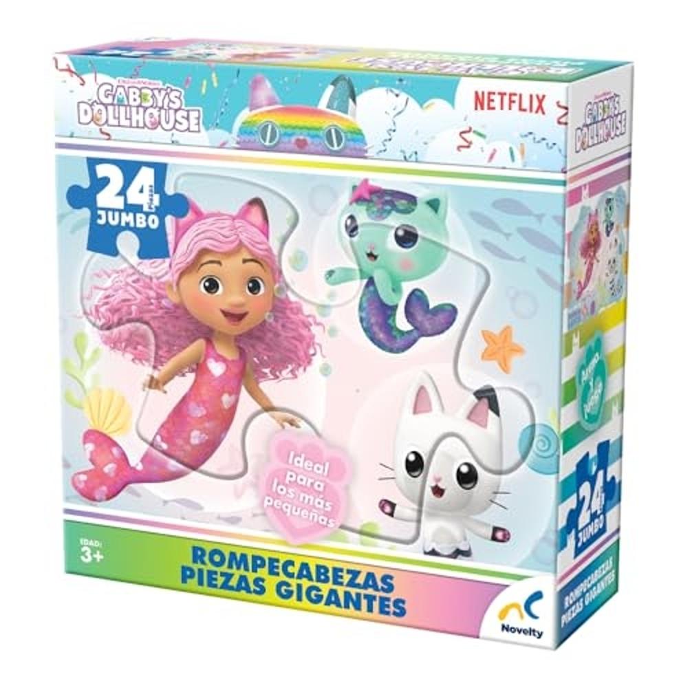Foto 4 pulgar | Rompecabezas Piezas Gigantes Gabby´s Dollhouse 24 Piezas