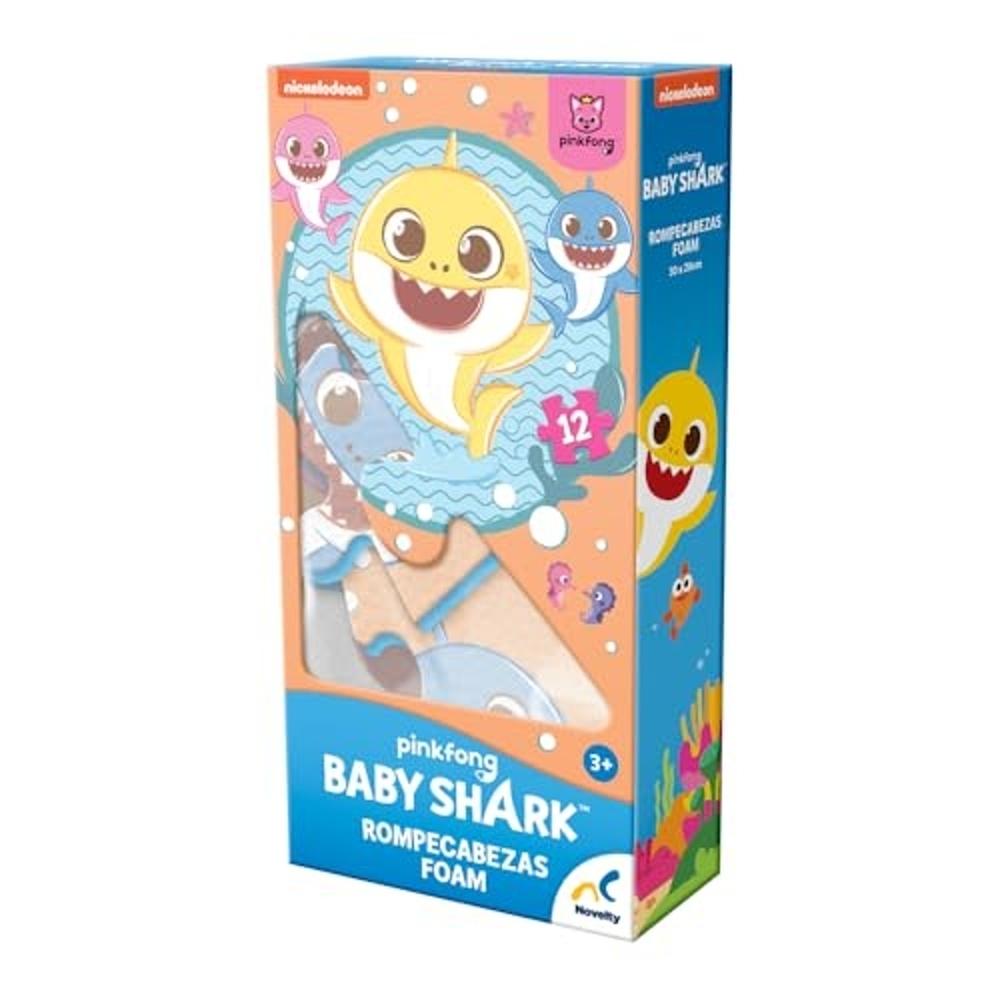 Foto 4 pulgar | Rompecabezas Foam Baby Shark 12 Piezas