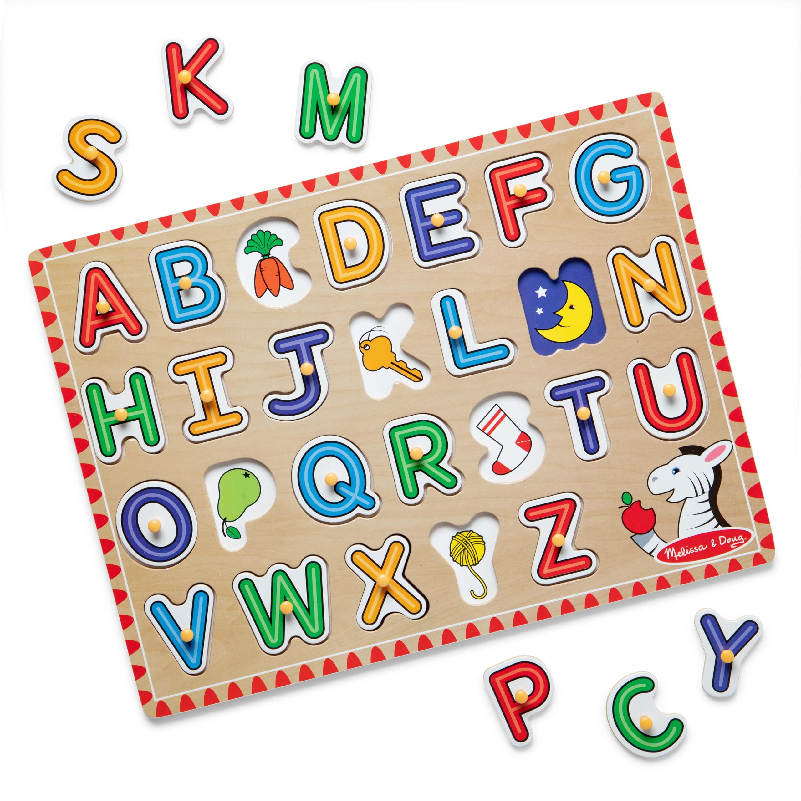 Foto 2 pulgar | Puzle Melissa & Doug Lift & See Alphabet, 26 Piezas, Más De 1 Año - Venta Internacional.