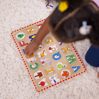 Foto 2 | Puzle Melissa & Doug Lift & See Alphabet, 26 Piezas, Más De 1 Año - Venta Internacional.