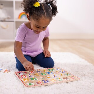 Foto 3 | Puzle Melissa & Doug Lift & See Alphabet, 26 Piezas, Más De 1 Año - Venta Internacional.