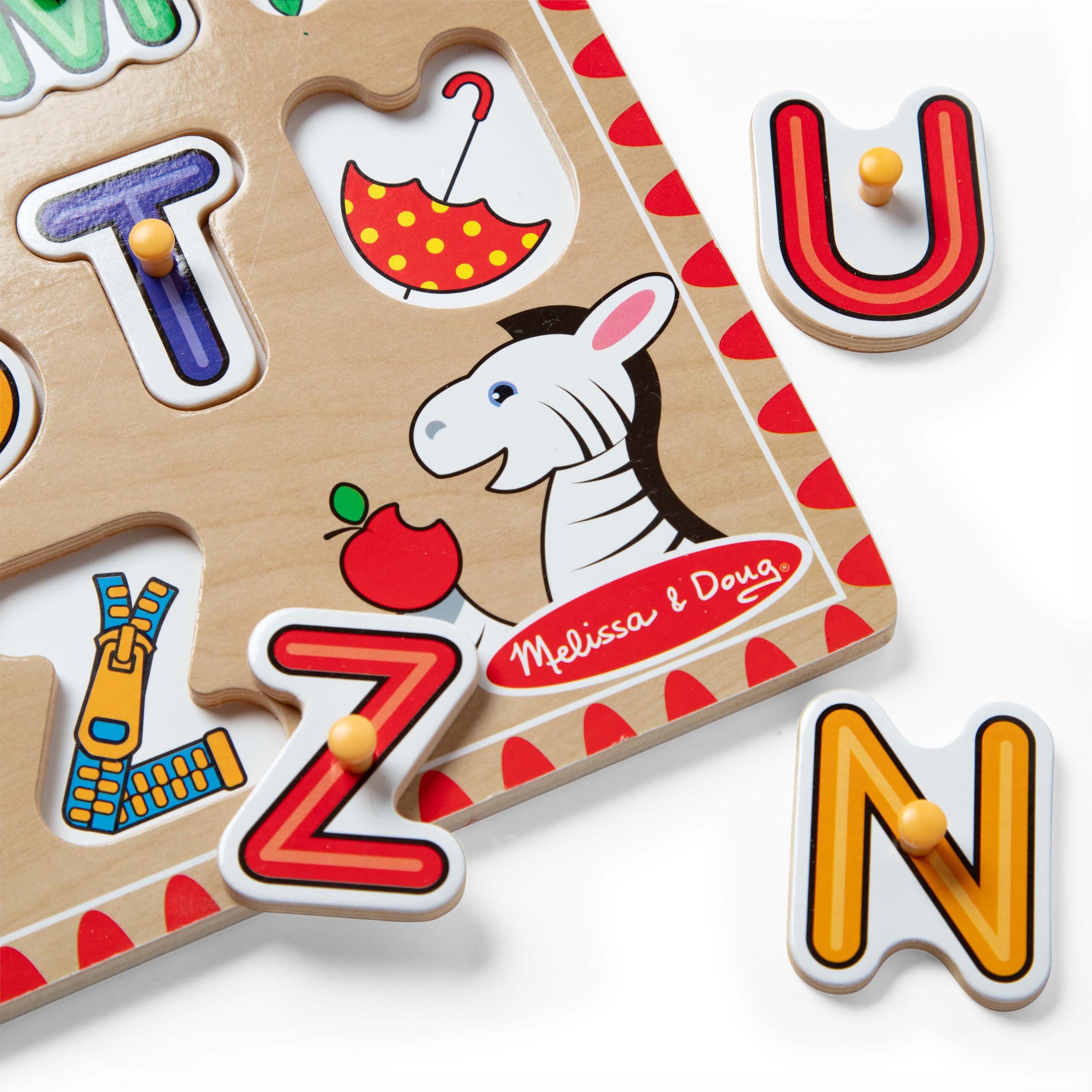 Foto 4 | Puzle Melissa & Doug Lift & See Alphabet, 26 Piezas, Más De 1 Año - Venta Internacional.