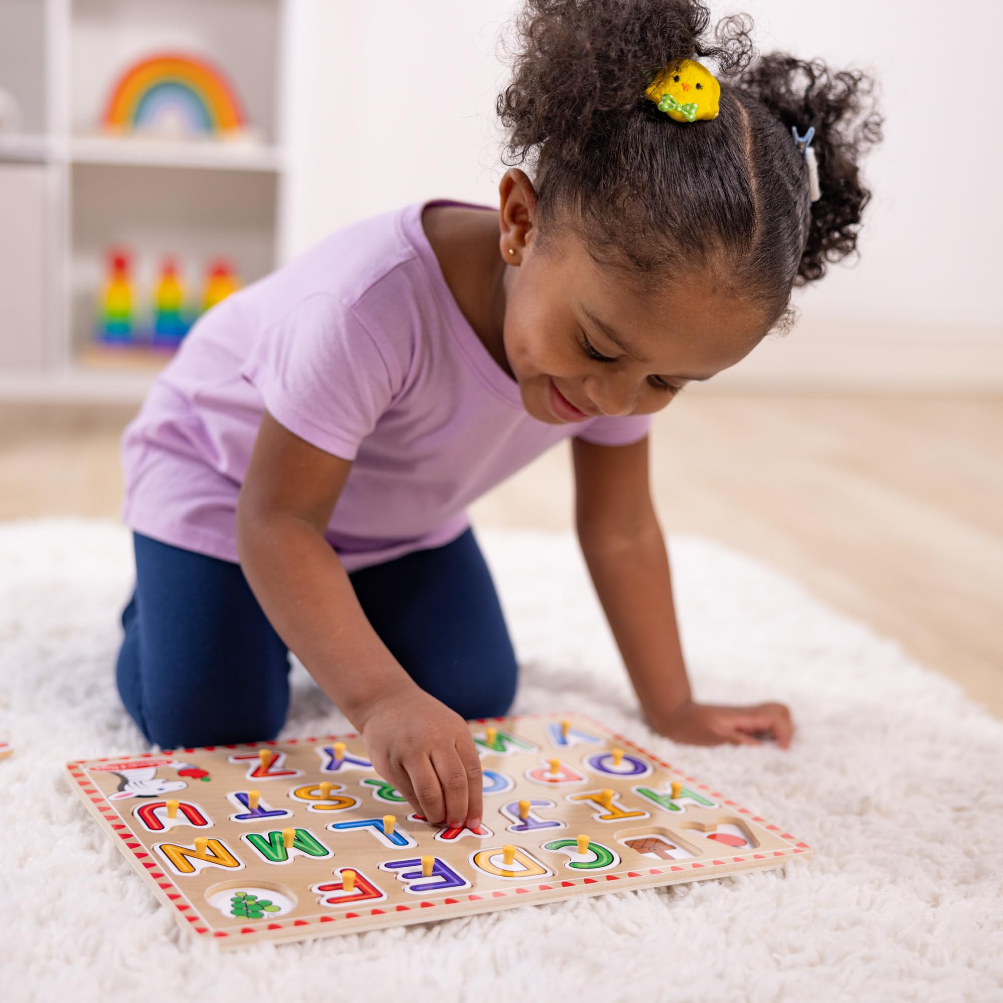 Foto 7 | Puzle Melissa & Doug Lift & See Alphabet, 26 Piezas, Más De 1 Año - Venta Internacional.