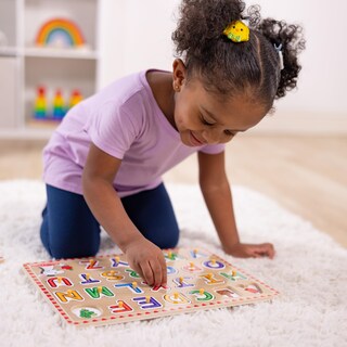 Foto 7 | Puzle Melissa & Doug Lift & See Alphabet, 26 Piezas, Más De 1 Año - Venta Internacional.