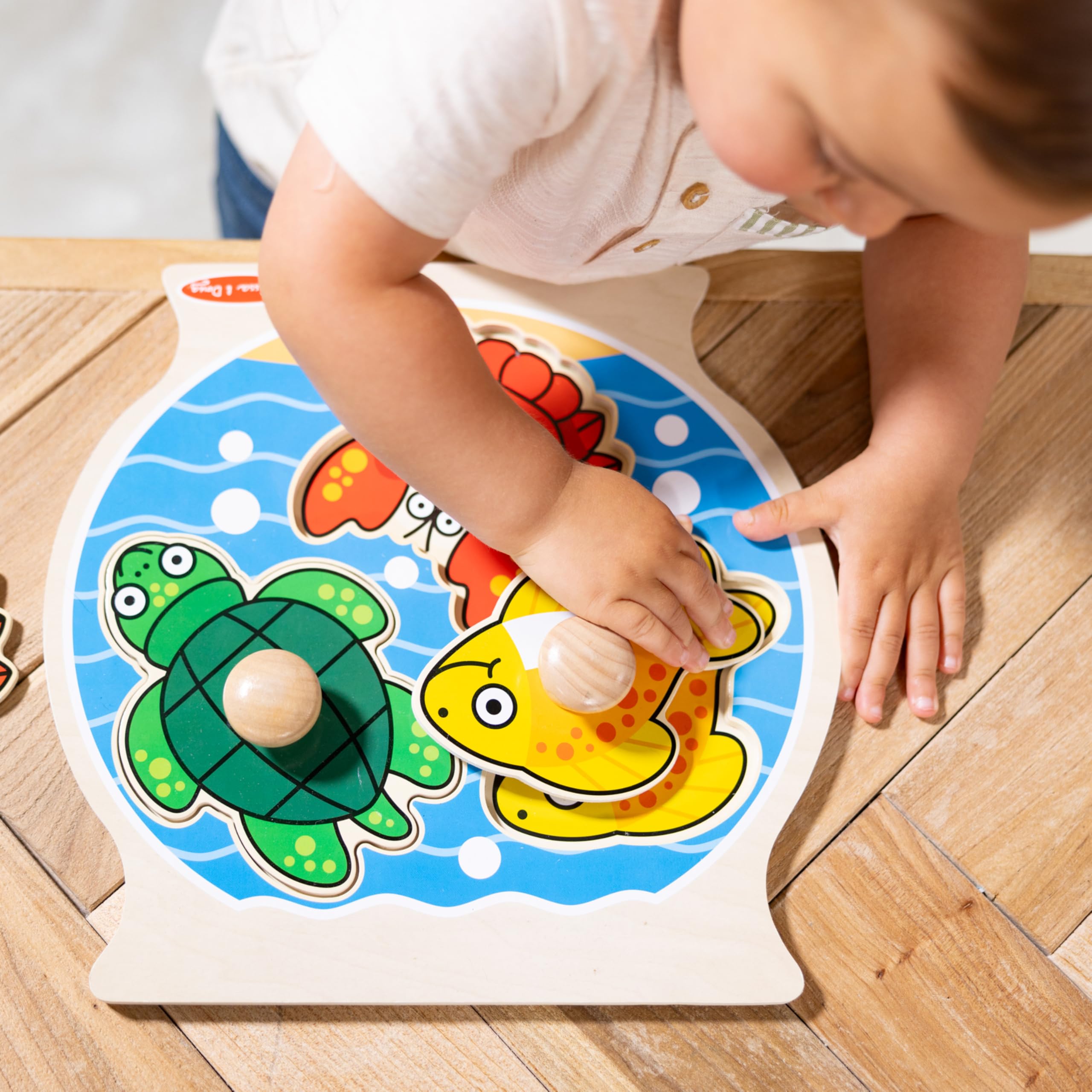 Foto 8 pulgar | Juguete de Madera Puzzle Melissa & Doug  3 Piezas - Venta Internacional