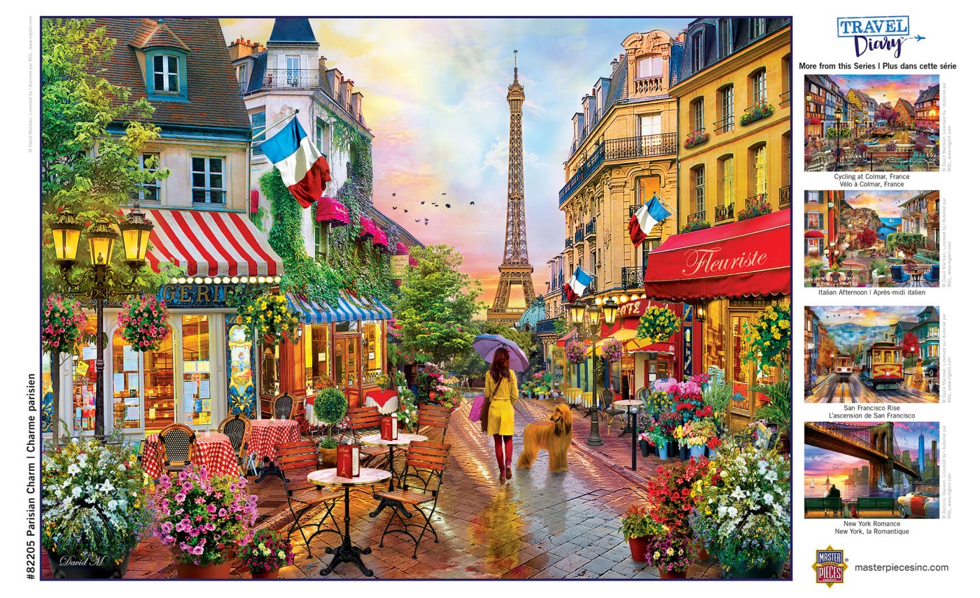 Foto 7 | Rompecabezas Masterpieces Parisian Charm, 550 Piezas - Venta Internacional.