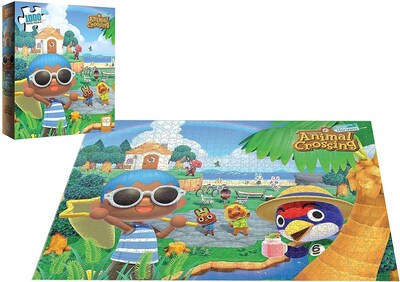 Foto 2 | Rompecabezas Usaopoly Animal Crossing «summer Fun», 1000 Unidades - Venta Internacional.