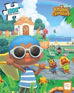 Foto 3 | Rompecabezas Usaopoly Animal Crossing «summer Fun», 1000 Unidades - Venta Internacional.