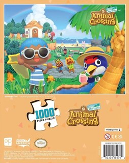 Foto 4 | Rompecabezas Usaopoly Animal Crossing «summer Fun», 1000 Unidades - Venta Internacional.