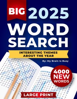 Foto 1 | Libro De Búsqueda De Palabras Big 4000 Palabras Nuevas Para Adultos Con Más De 100 Rompecabezas - Venta Internacional.
